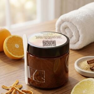 Orange Body/Hand/Feet 4 oz Scrub